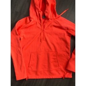 Athleta orange sweatshirt hoodie size medium ✨